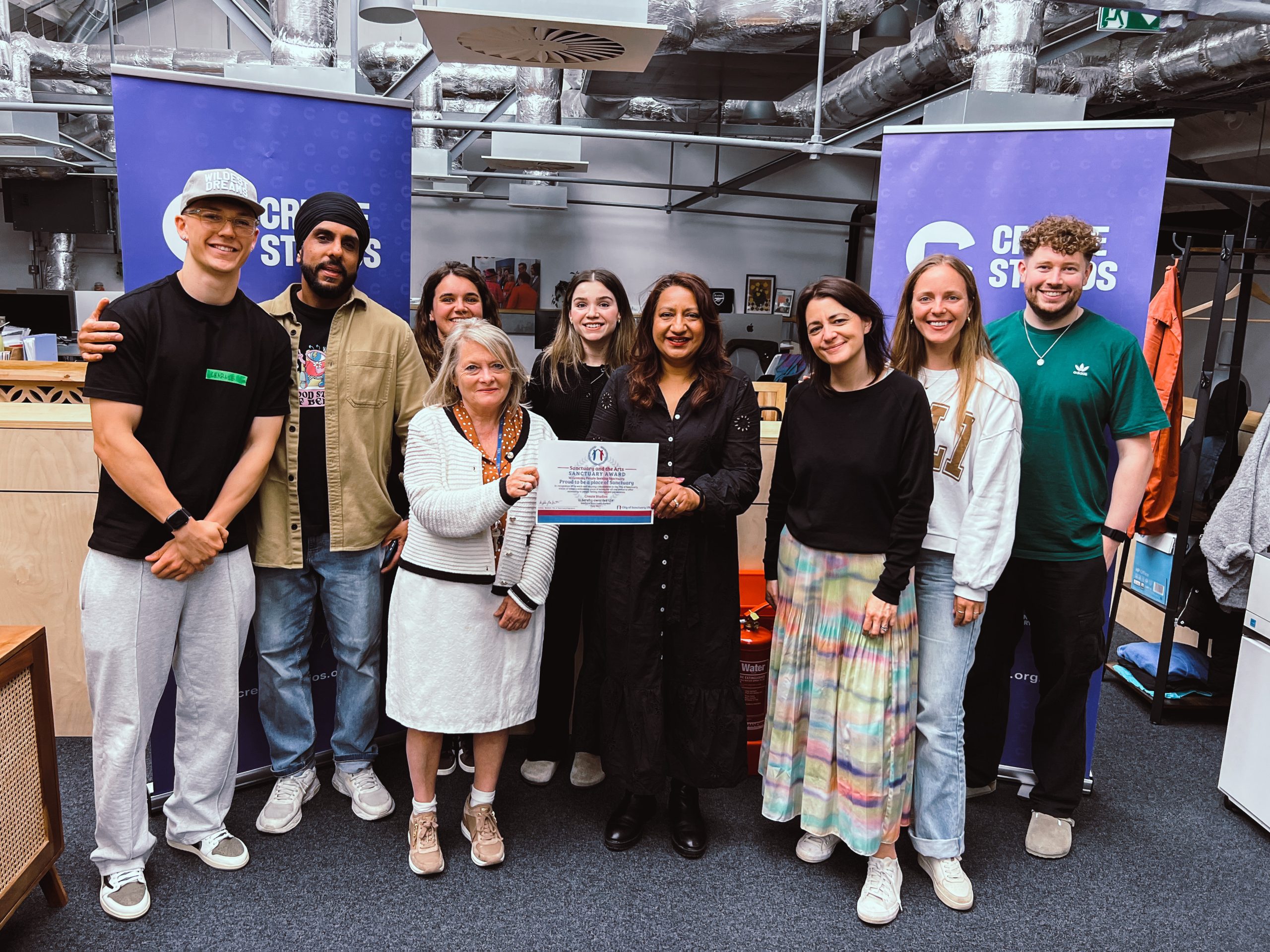Create Studios Wins Swindon’s First Arts of Sanctuary Award - Create ...